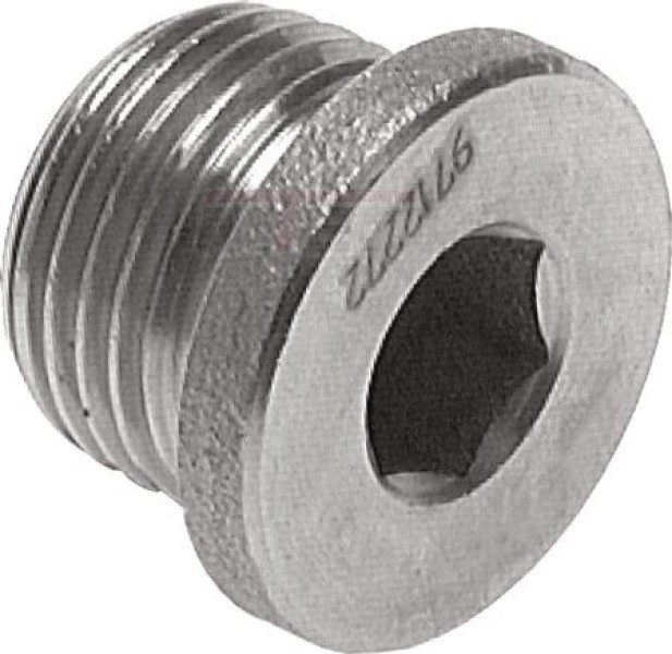 Verschlussstopfen Innenskt. G 1 1/4", 40 bar 1.4571